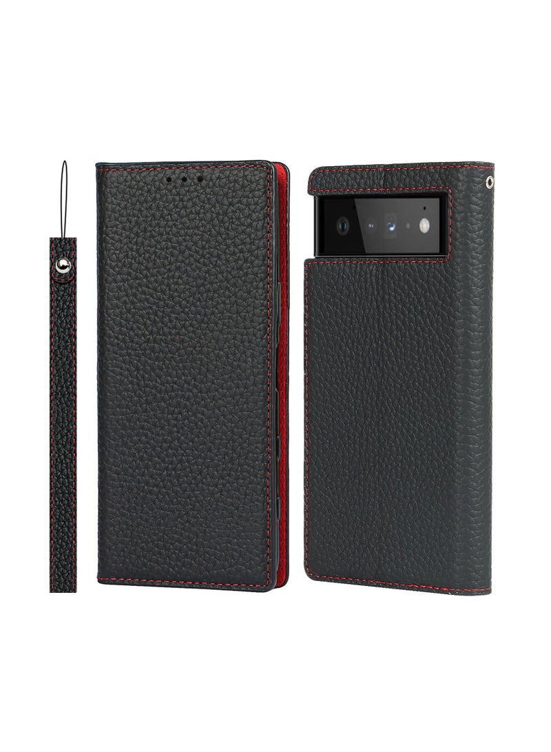 Suteni Flip Cover Card Slots Leather Phone Case for Google - Image 1