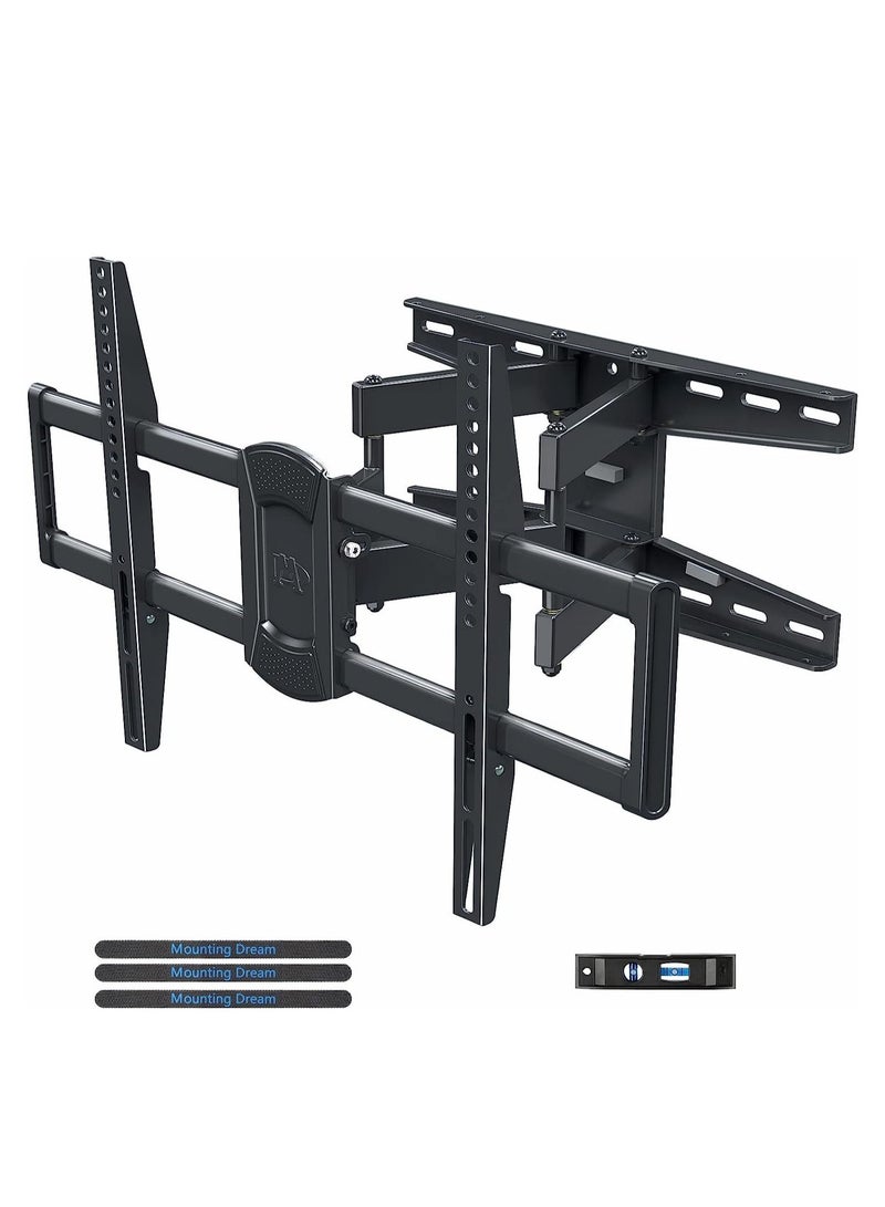 Dream TV Wall Mount Swivel and Tilt for Most 42-75 Inch TVs, Full Motion TV Mount TV Bracket with Articulating Arms, Max VESA 600x400mm and 100 LBS Loading, Fits 16" Woods Studs - Image 1