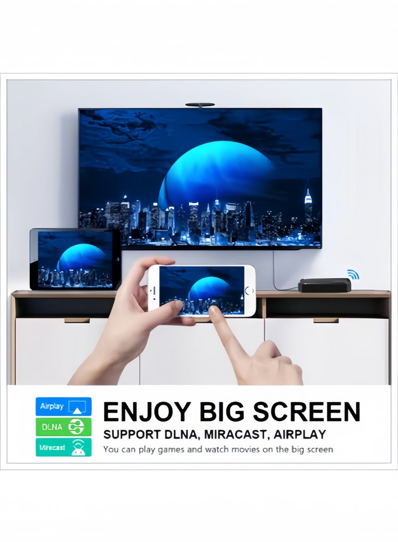 Android12.1 4K UHD TV Box مع تطبيقات Google Play Youtube Chrome ووضع الماوس عن بعد، استمتع بالأفلام والراديو والألعاب الموسيقية وتصفح أخبار الويب رسيفر ذكي - Image 5