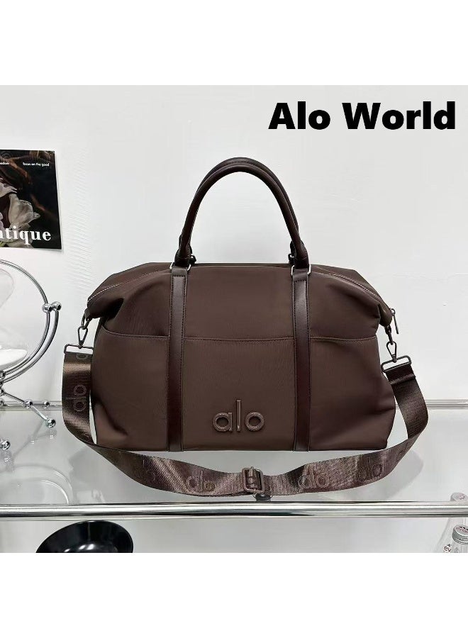 Alo World Duffle Bag, Brown