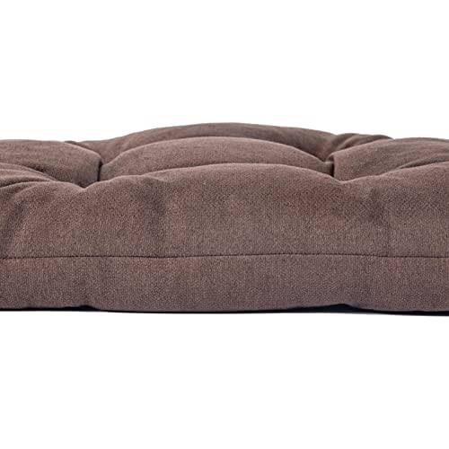 JAMPAYANG Chair Cushion, Chair Cushions for Dining Chairs, Chair Pads and Mat with Ties for Indoor Kitchen Seat and Desk (Dark Coffee, 4 Count - 17 x 16 in) - Image 5