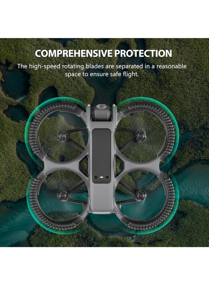 Zikra Propeller Guard Protector for DJI Avata 2, Drone Protective Bumper, Anti-Collision Shockproof Prop Protector for DJI Avata 2, Drone Accessories, Protection Guard Bar, Black - Image 5
