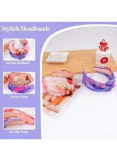 Headband For Women Knotted Wide Headband Womens Top Knot Hairband Fashion Headbands Turban Hair Accessories For Girls 2Pcs Tie Dye - pzsku/Z223E70F4DCC952CFD9EEZ/45/_/1718614271/dbe427e7-8661-4f41-a61e-33075275760c