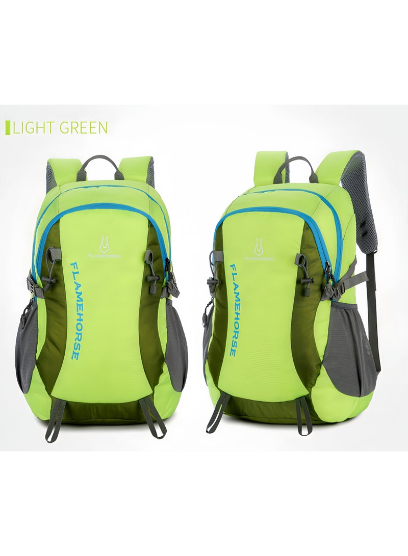 FLAMEHORSE New Men's And Women's Hiking Bags, Outdoor Backpacks, Water-Resistant Large-Capacity Nylon Backpacks - Image 2