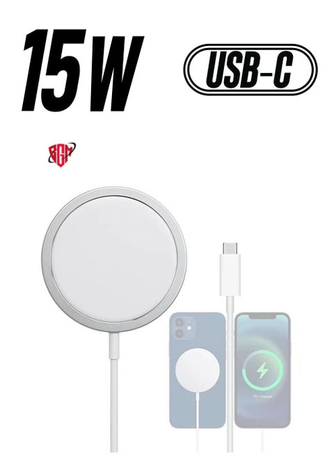 MagSafe ChargerMFI/UACK Certified‘iPhone USB C Fast Charging,Wireless Magnetic Fast PD Charging up to 15W Compatibility with iPhone 14,14 Plus,14 Pro,14 Pro Max iPhone 13,12 series,AirPods Pro2