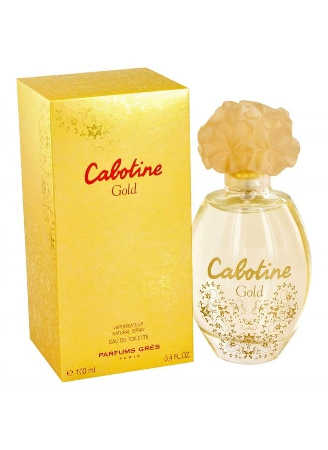 Parfums Gres CABOTINE GOLD(W)EDT SP 3.4oz (Pack of 2) 
