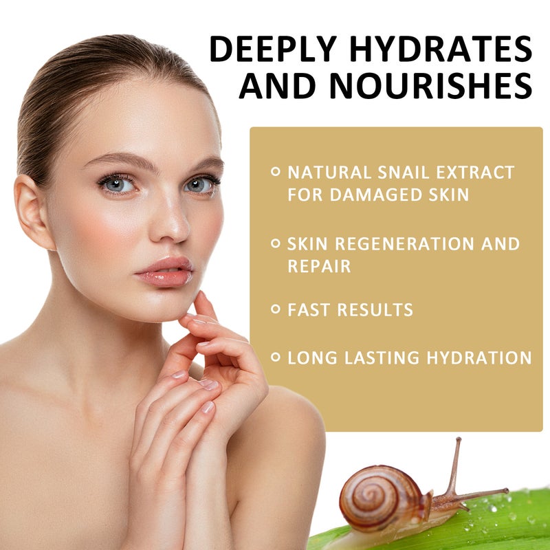 LANEMAY Advanced Snail 92 Cream - Hydrating Collagen Facial Moisturizer, 100g - Image 5