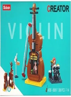 Sluban Sluban M38-B0817 Wonders-Violin Shop 308 Pieces 