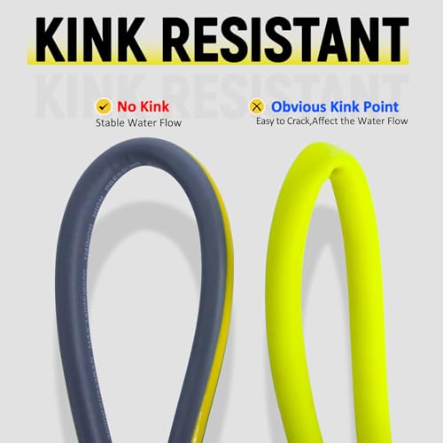TUTULUCK Flexible Pressure Washer Hose 50FT 14 Kink Resistant 3600 PSI Power Washer Hose Extension with M22 and 38 Quick Connection Kit for Gas and Electric Pressure Washers - Image 3
