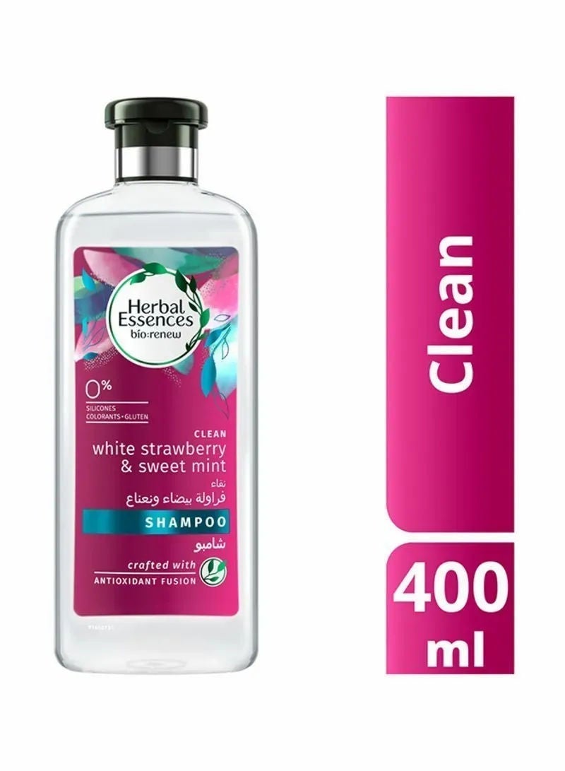 Bio Renew Clean, White Strawberry And Sweet Mint Shampoo