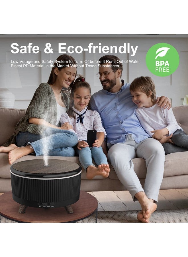 Cechlicht Diffusers For Essential Oils Humidifiers 500Ml Essential Oils Large Room Aromatherapy Diffuser7 Colors Lights 3 Mist Modes With R/C For Home Office - Image 3