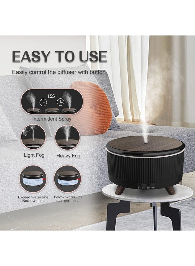 Cechlicht Diffusers For Essential Oils Humidifiers 500Ml Essential Oils Large Room Aromatherapy Diffuser7 Colors Lights 3 Mist Modes With R/C For Home Office - Image 5