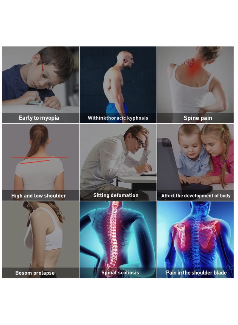 Equipment in size M black that can help teenagers correct their back posture - Image 5