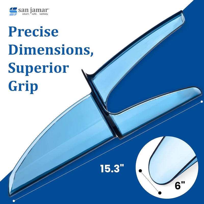 San Jamar SI5500 Polycarbonate Saf-T-Scoop with Ergonomic Handle - Image 4