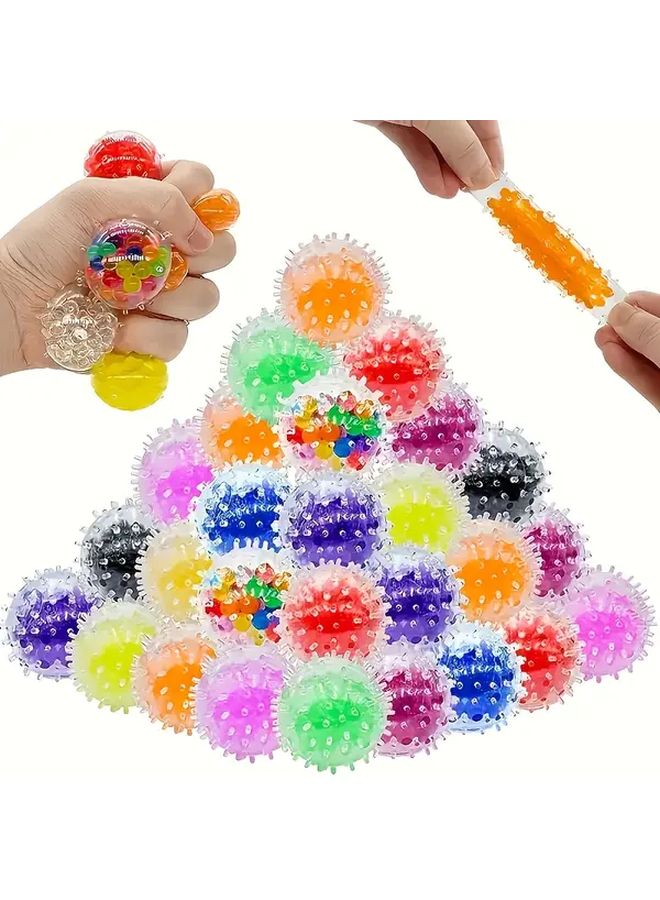 24pcs Squeeze Relax Balls Soft Stretchy Toys For Stress Relief Party Favors - Image 1