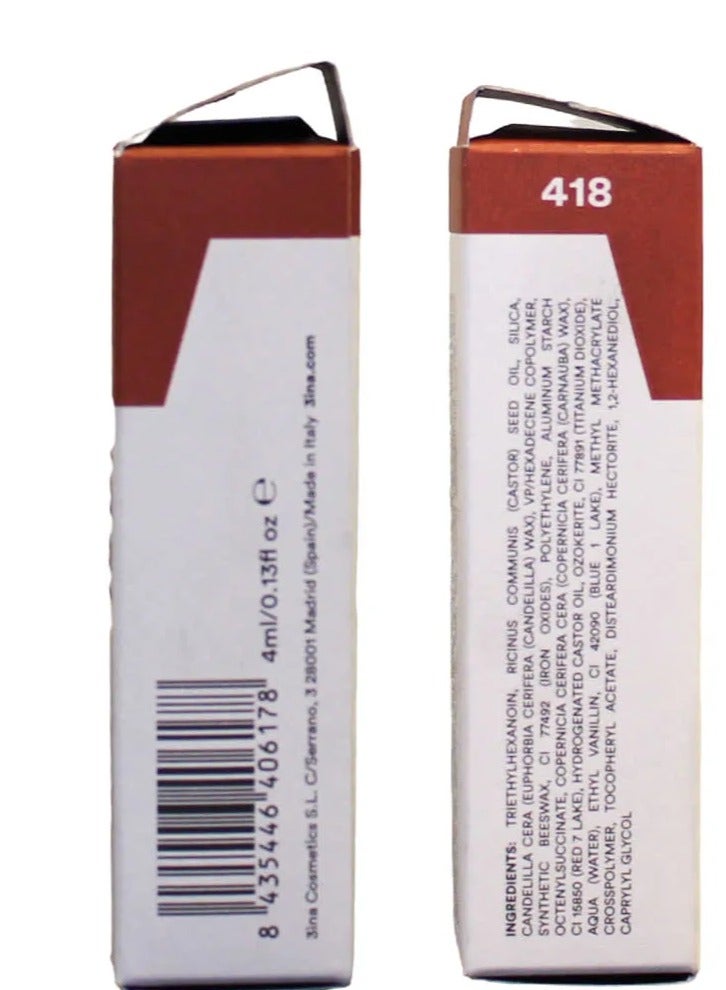3INA MATTE LIPSTICK CAPPUCINO 418 - Image 2