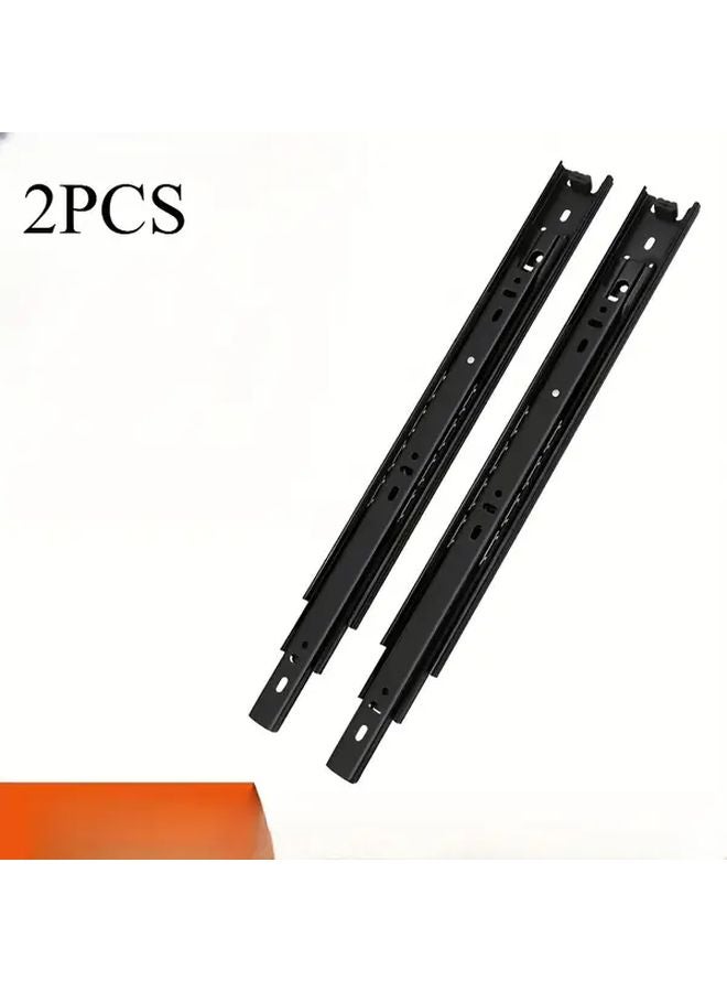2 Pack 16 Inch Full Pull Silent Drawer Slides Heavy Duty Metal Slow Close - Image 2