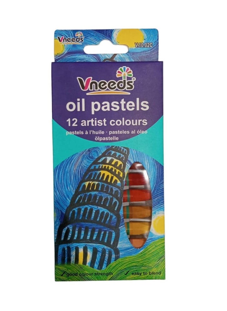 Vneeds-Oil Pastel Colors Setb Of 12 color - pzsku/Z223F2DE6266B837DB6E4Z/45/_/1731080040/caf971df-697a-4488-87e4-4d2065a81328