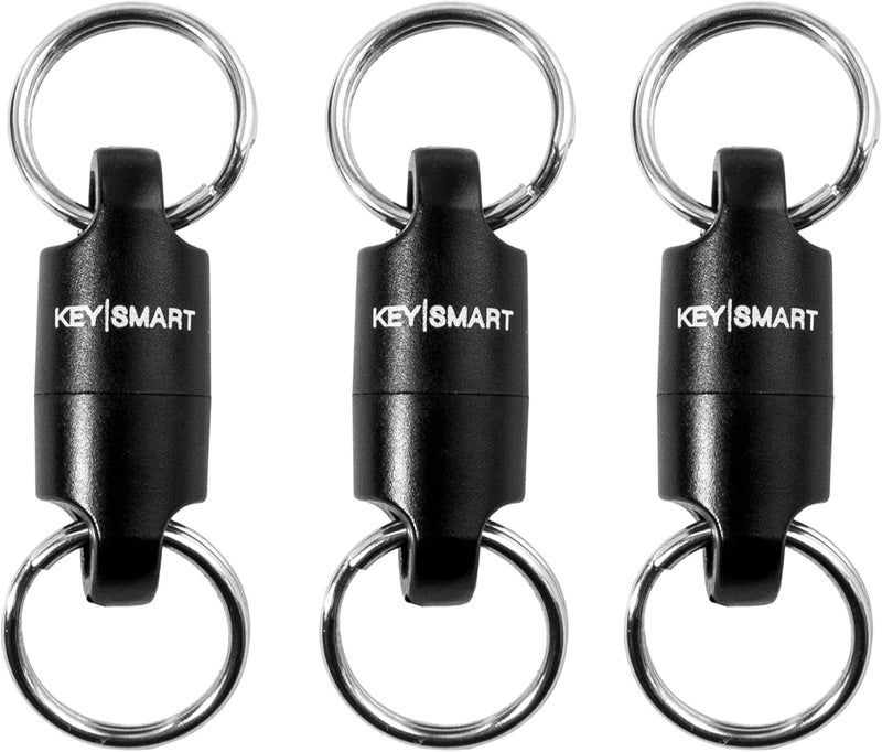 key smart KeySmart MagConnect Magnetic Key Holder for Purse, Key Chains for Car Keys - Detachable Key Ring Quick Release Keychain - Image 1