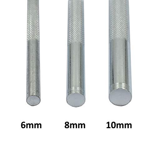 DGOL 7 pcs Metal Domed Rivet Fixing Setting Tool Spike Rivets Setter - Image 2