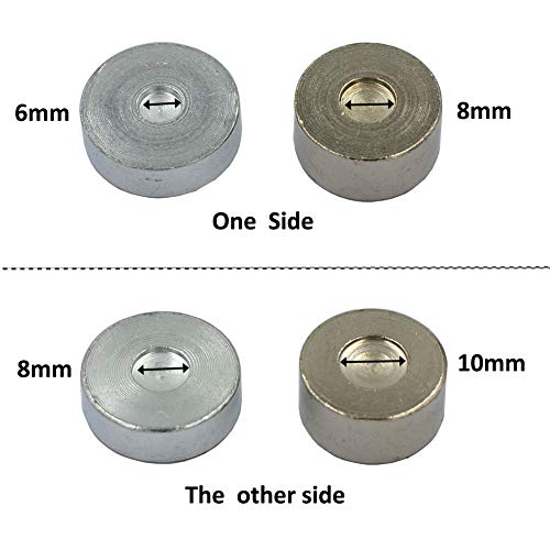 DGOL 7 pcs Metal Domed Rivet Fixing Setting Tool Spike Rivets Setter - Image 3