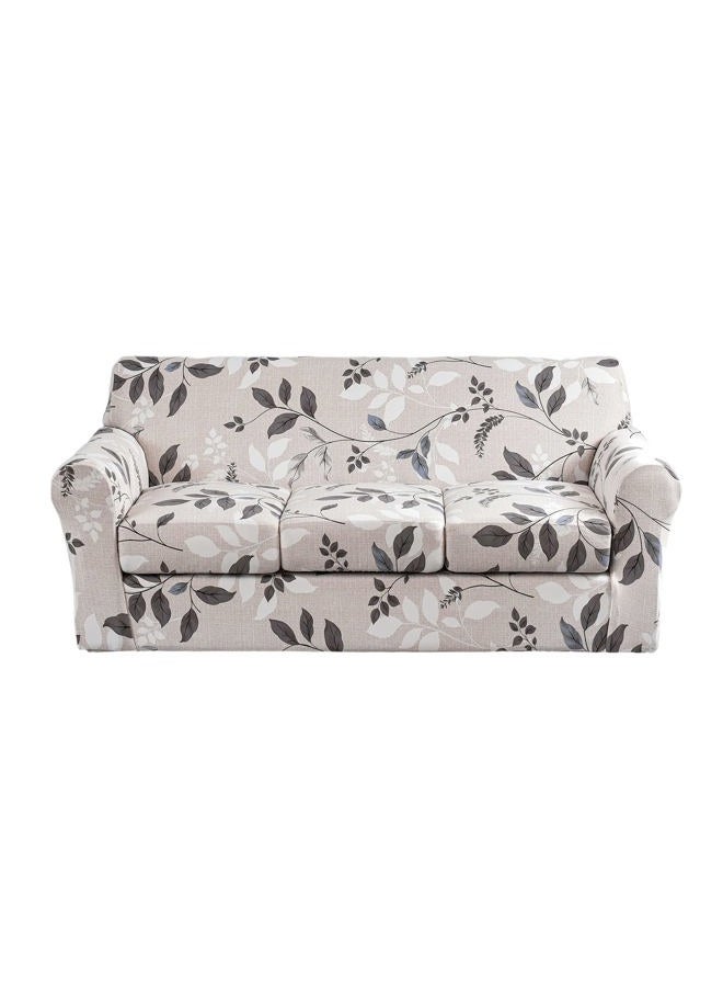 KRFOONN 4 Piece Stretch Sofa Couch Covers for 3 Cushion Couches Printed Sofa Slipcover with 3 Separate Seat Cushion Covers Washable Sofa Slip Covers Furniture Protector for Pets Kids (Sofa, 50) - Image 1