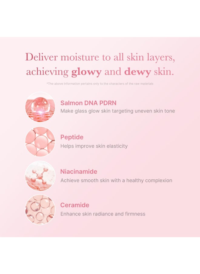 Medicube PDRN Pink Niacinamide Milky Toner for Hydrating, Moisturizing, Soothing, Ceramide, Peptide, Glass Glow Skin, Korean Skincare | 150ml  - Image 3
