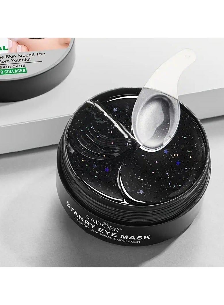 SADOER Korean Beauty Under Eye Masks - Natural Smooth Wrinkle Reducer for Dark Circles and Fades - Collagen Boosting Eye Treatment - Image 4