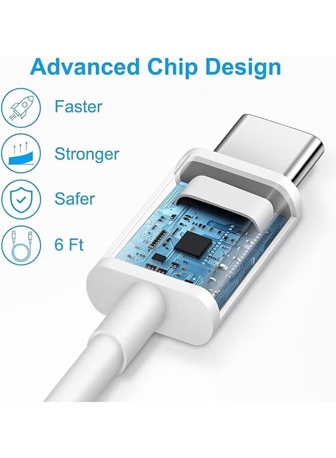 Arabest IPhone 25W Fast Charger | USB C Wall Fast Charger with 1M Type C to C Charging Cord Compatible with IPhone 16/15/Pro Max/Pro/Plus and all Type C Mobile - Image 3