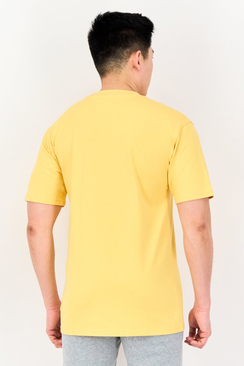 Puma x Select Men Sportswear Fit Short Sleeves Outdoor T-Shirt, Mustard Yellow - Image 4