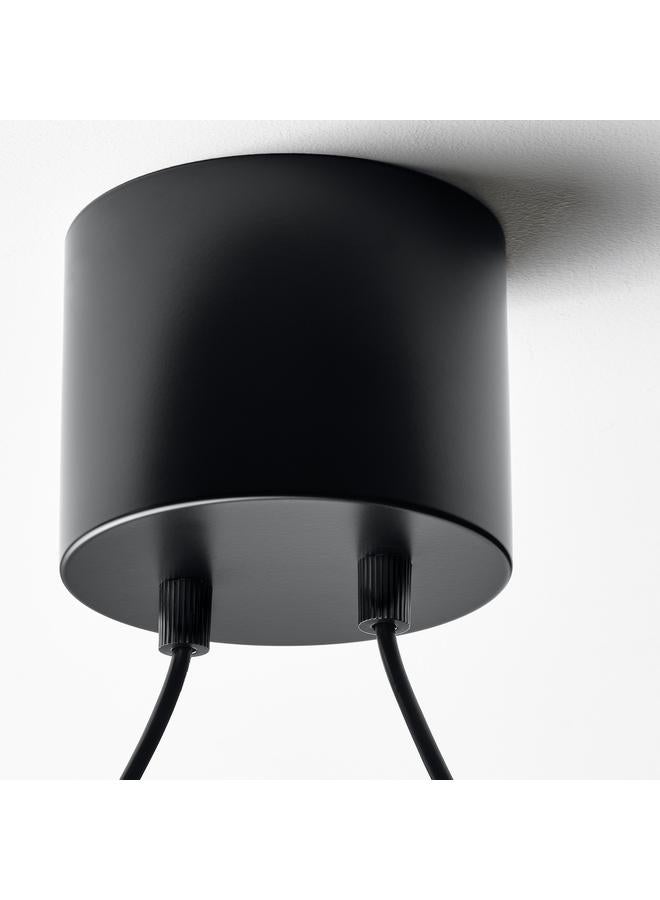 Zaboon Pendant lamp, wave shaped/black, 60 cm - Image 5