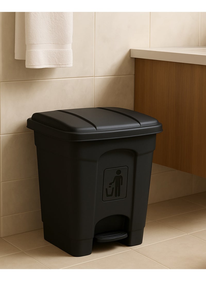 ALMUFARREJ Trash Can with Pedal Door Opener Garbage Waste