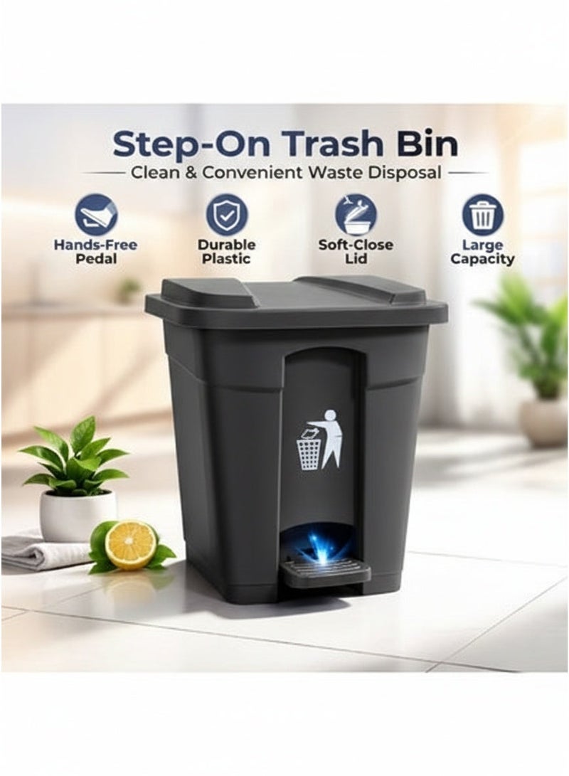 المفرج سلة مهملات دعاسة حجم 20 لتر - Image 1