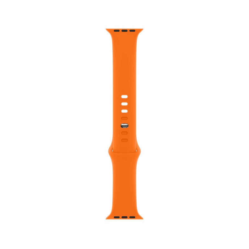 DONEGANI SB Band for Apple Watch Bands Women Men Se Ultra 2 40mm 44mm 46mm 42mm 45mm 41mm 38mm 49mm Series 10 9 8 7 6 5 4 3 iWatch Sport Strap Silicone Orange - Image 3