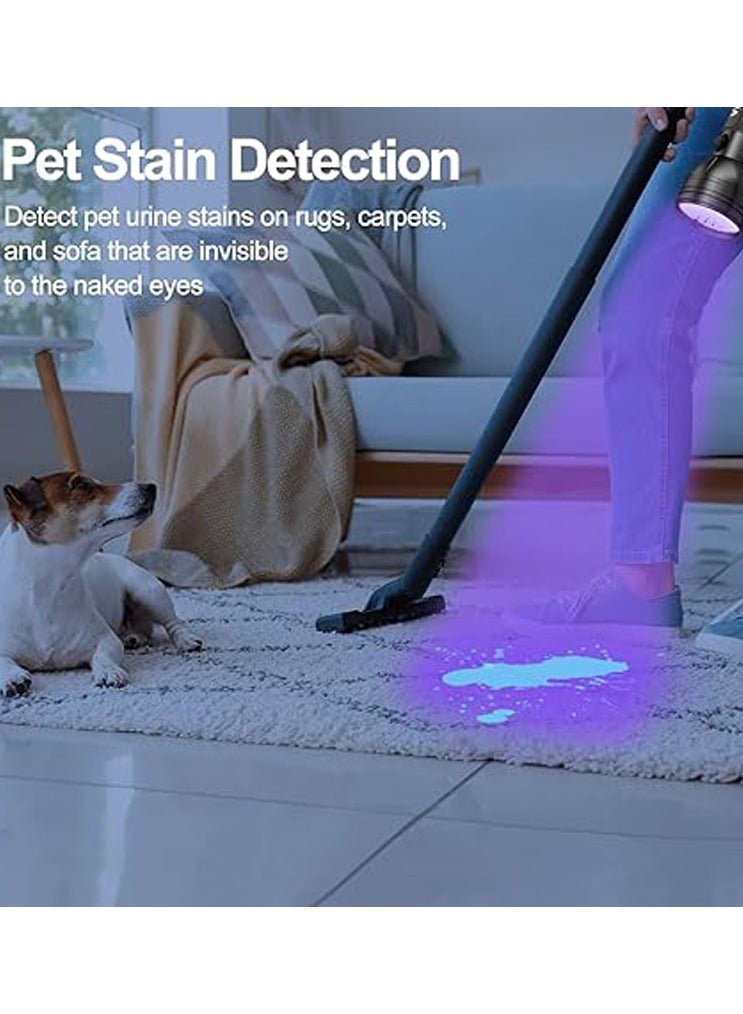 UV Flashlight Black Light, 51 LED Blacklight Pet Urine Detector for Dog/Cat Urine, Dry Stains, Bed Bug, Resin Curing, Scorpions Finder - Image 2