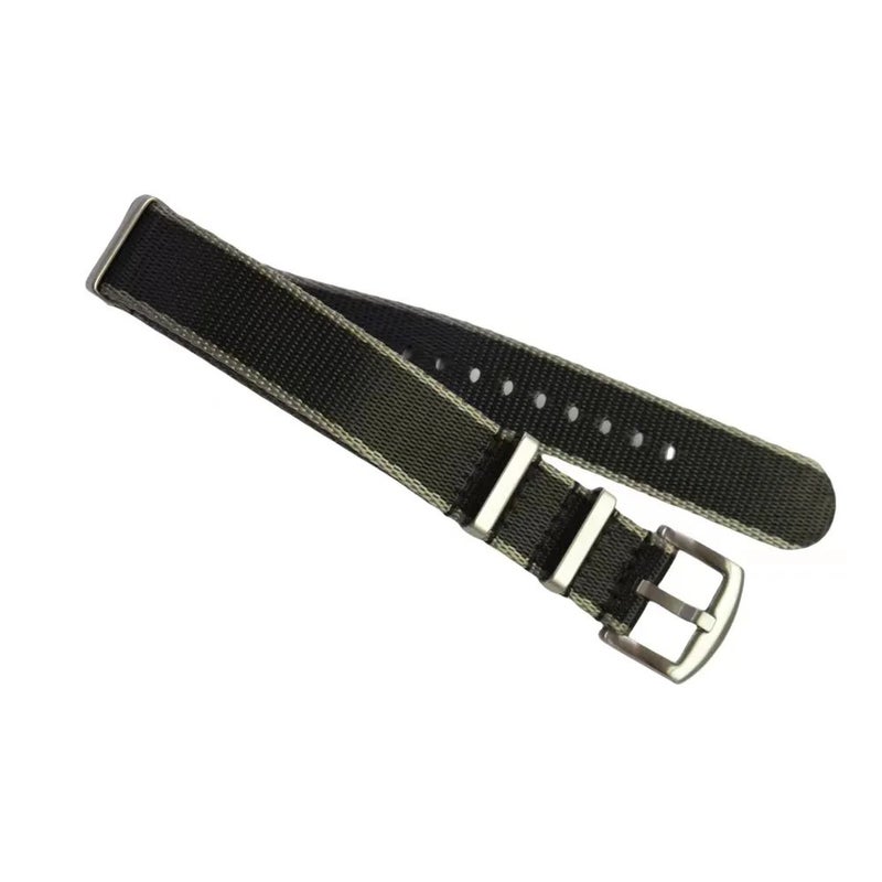 Bluejw Jettda Hot Sale Replacement 1.4mm Thick Nylon Seat Belt Watch Strap – 20mm 22mm Glossy Fabric Wrist Band for Easy Watch Strap Replacement - Image 1
