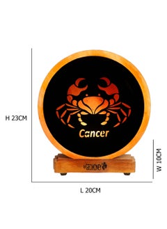 GEOHONEY Geohoney - Himalayan Salt Lamp Zodiac Sign Cancer  - Image 3
