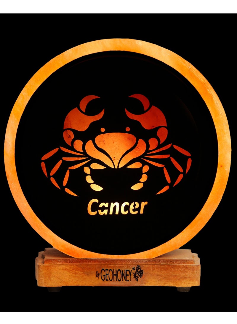 Geohoney - Himalayan Salt Lamp Zodiac Sign Cancer - Image 4