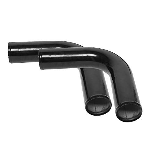 MOOSUN 8PCS Universal Aluminum 3 Inch Intercooler Piping U-Pipe Black Kit & T-Bolt Clamps & Black Coupler (3 Inch) - Image 5