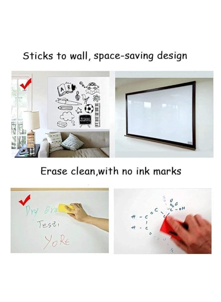 Cool Baby COOLBABY Self Adhesive Whiteboard Sticker Removable Wall Vinyl Peel-Off Sticker Paper Painting Wallpaper (60x200cm)  - Image 4