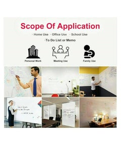 Cool Baby COOLBABY Self Adhesive Whiteboard Sticker Removable Wall Vinyl Peel-Off Sticker Paper Painting Wallpaper (60x200cm)  - Image 5