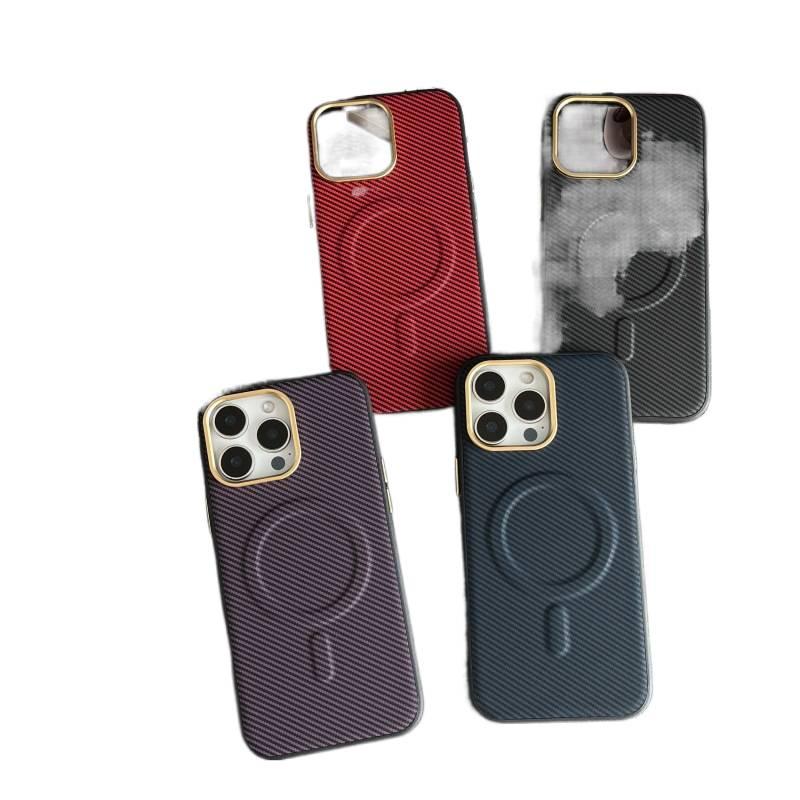 غطاء واقي، مقاوم باللون الأسود للصدمات لـ iPhone 15 / 15 Plus / 15 Pro / 15 Pro Max، ملمس جلد، أسود، حماية من السقوط للتخزين العملي للمدرسة للاستخدام المتكرر - Image 2