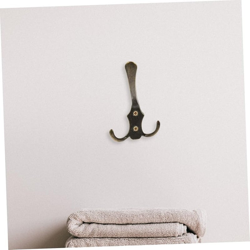 4Pcs Black Metal Wall Hooks Heavy Duty Coat Towel Hangers For Bathroom Kitchen Bedroom Storage - Image 4