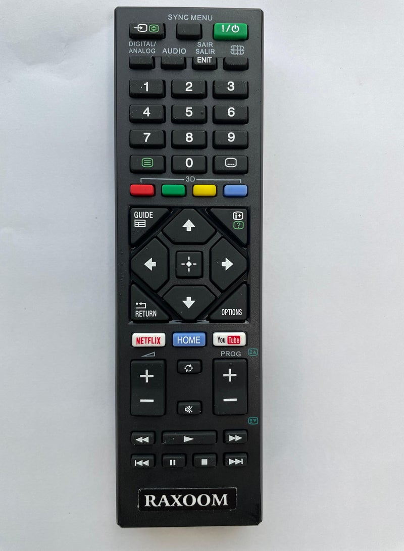 Raxoom Replacement Remote Control Use For Sony Smart Tv Rmf-Tx200E Rmf-Tx310E Rmf-Tx300U Rmf-Tx500U - Image 1