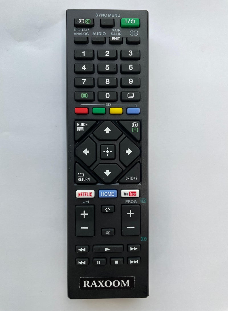 Raxoom Replacement Remote Control Use For Sony Smart Tv Rmf-Tx200E Rmf-Tx310E Rmf-Tx300U Rmf-Tx500U - Image 2