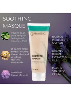 rd alchemy natural products RD Alchemy - Natural & Organic Soothing Mask - Soothes Sensitive Skin, Redness and Irritation from Dryness, Irritation and Post Waxing/Peels/Laser Treatments/Extractions and more!  - Image 3