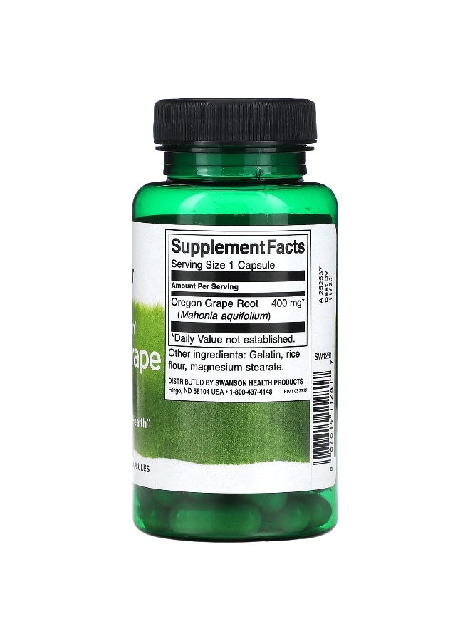 SWANSON سوانسون، جريب فروت أوريغون، 400 ملغ، 60 كبسولة - Image 2