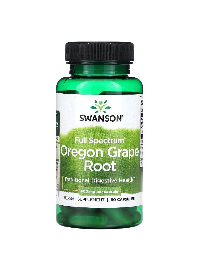 SWANSON سوانسون، جريب فروت أوريغون، 400 ملغ، 60 كبسولة - Image 1