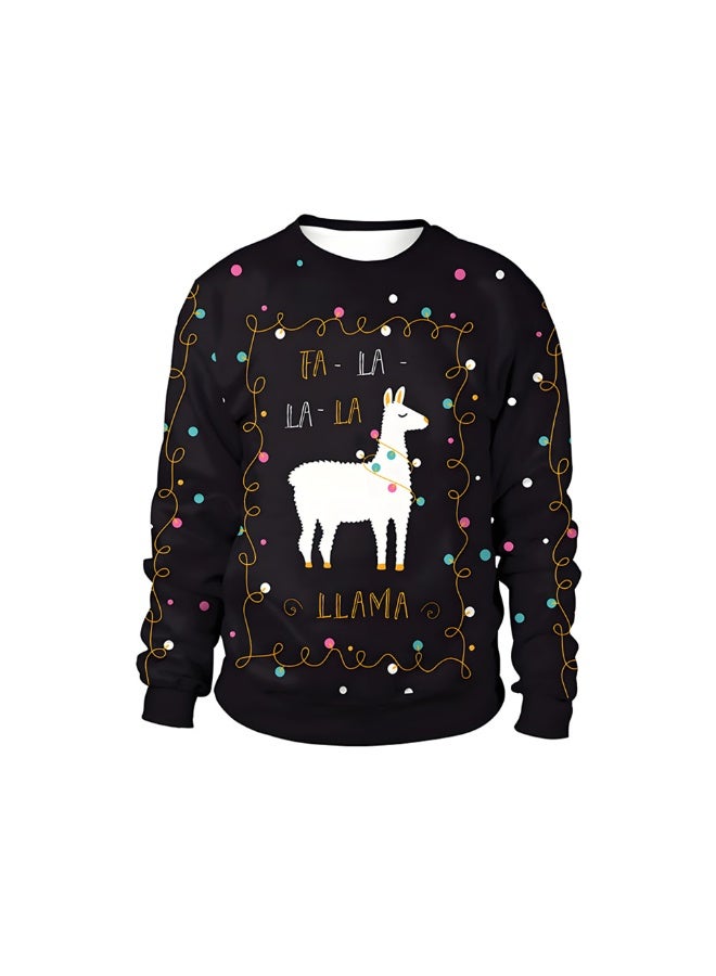 إسكدنيا جنس واحد عيد الميلاد القفز سترة مطبوعة سترة سترة الخريف الشتاء قمم الملابس - Image 1