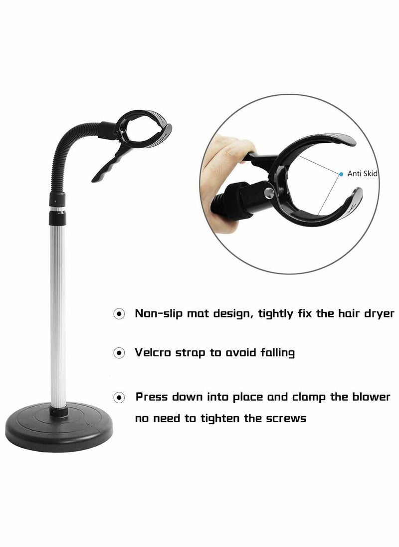 KASTWAVE Hands Free Hair Dryer Stand Holder, 360 Degree Rotating Lazy Hair Dryer Stand  - Image 5